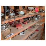 Shelf of Vintage Car Parts