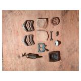Shelf of Vintage Car Parts