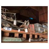 Shelf of Vintage Car Parts