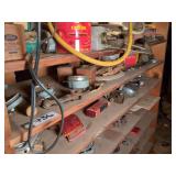 Shelf of Vintage Car Parts