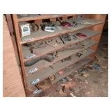 Shelf of Vintage Car Parts