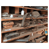 Shelf of Vintage Car Parts