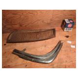1940 FORD HOOD BULLNOSE PAIR: Standard Car & Pickup Variants (1-Hole & 2-Hole)