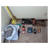 Mag Lite Flashlights, Brooms, Towels, and Other Items