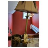 Brass colored lamp