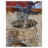Oval dish & wall decor