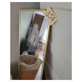 Mirror, rug