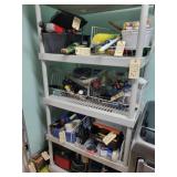 5 tier plastic shelf (without contents!!)