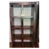 8 shelf wooden bookcase (without contents!!)