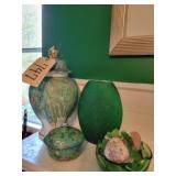 Oriental ginger, jar covered dish, etc.