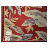Cabana Joe's BURGUNDY rug  2.5x3.5