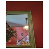 Green Beveled Mirror
