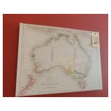 Australia canvas map (24' h, 18' w)