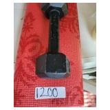 Yogq mat, 8lb weights
