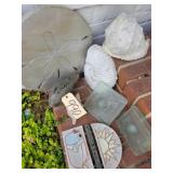 Shell outdoor decor
