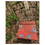 Rod Iron w/ wooden seats