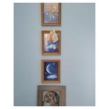 Three 5 x 7 Celestial prints by Nichola Moss