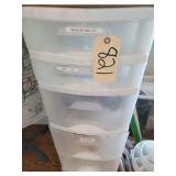 5 tier storage bin, rulers, measuring tools