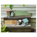 Bench (as-is), bird houses