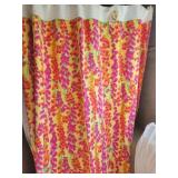 Yellow, pink & orange Shower Curtain