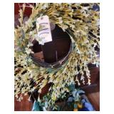 Lemon round Tablecloth, Lemon wreath, floral