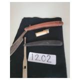 SIngle edge vintinage razors (one without blade)