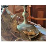 Brass Leaf Bookends,Brass Candlestand