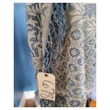 Vintage Tapestry fringed throw