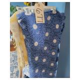 Vintage Crochet coverlet, Crochet table cloth