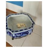 Blue & White planter
