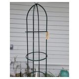 Plant trellis, flower pots