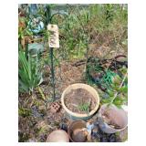 Flower pots, stand