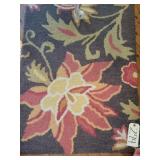 7 x 2  rug runner brown floral