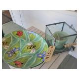 Lantern, ladybug platter