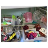 Candle supplies, baskets