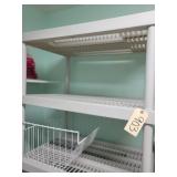 5 tier plastic shelves (without contents!!)