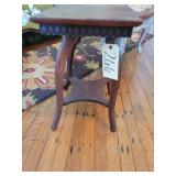 Antique end table