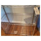 3 tier metal shelf