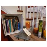 Leaf Candle Stand, Pinecone candleholder