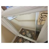 White Beveled Mirror