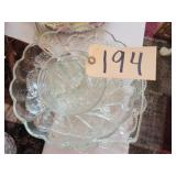 Vintage egg dish, Hazel Atlas clear glass