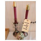 Oriental candle holders