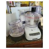 KitchenAid food processor with attachments