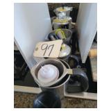 Foley funnel, percolator, tea strainers