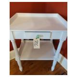 White table w/ drawer