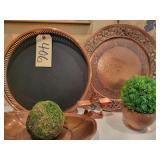 Copper tray and copper charger