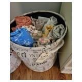 Cloth tote with fabric