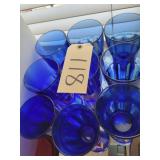 Libbey cobalt blue glasses (9)