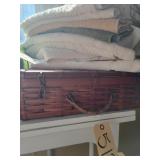 Basket of linens