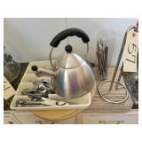 Flatware (not matching), placemats